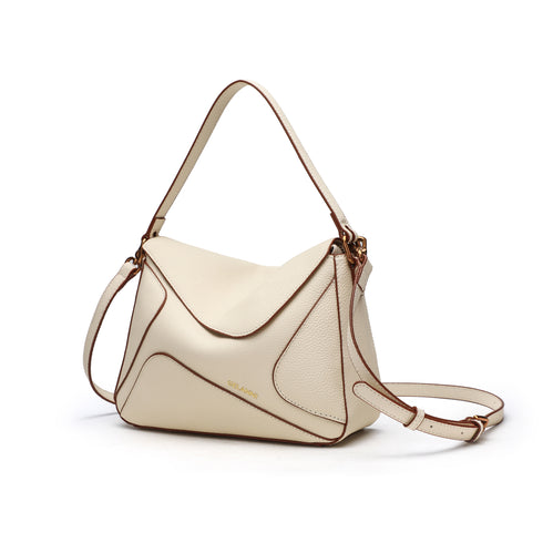 Puzzle Crossbody Bag - White